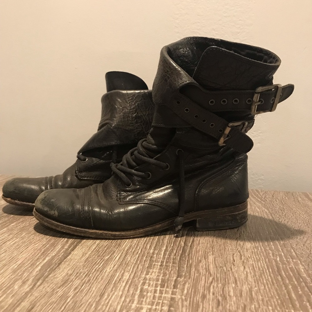 All Saints Combat Boots
